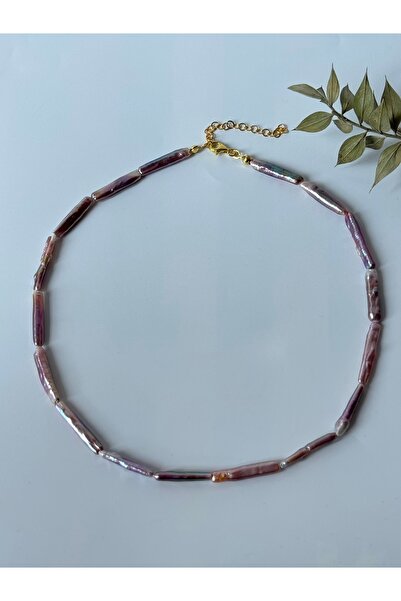 DURAN TAKI TASARIM Gerçek İnci Gümüş Kolye