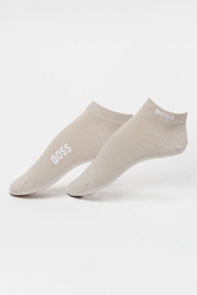 BOSS - Set of Ankle Socks - 2 Pairs, Taupe Brown, 40-46