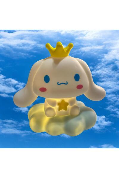 ÇERÇİ MELEK Cinnamoroll Prens Figür Gece Lambası – Işıklı Bulut Üstü