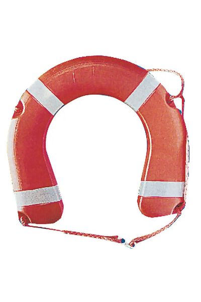 OSCULATI Colacul de salvare tip potcoavă pentru bărci, diametru 35x60 cm, polietilenă portocalie, umplutură din spumă poliuretanică