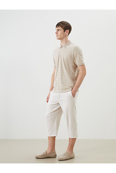 LC Waikiki Ozmarka New Season Standard Fit Linen Blend Men's Shorts