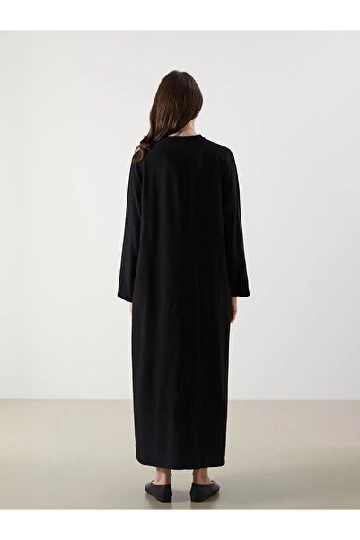 LC Waikiki LCW Grace Bisiklet Yaka Kadın Ferace (W5)