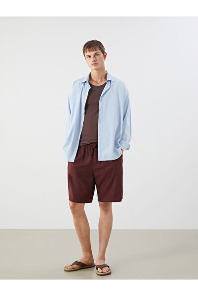 LC Waikiki شورت رجالي من مزيج الكتان مريح من Özmarka للموسم الجديد