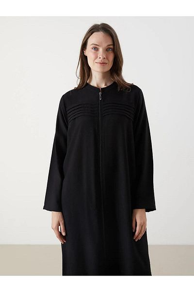 LC Waikiki Дамска абая с кръгло деколте LCW Grace (W5)
