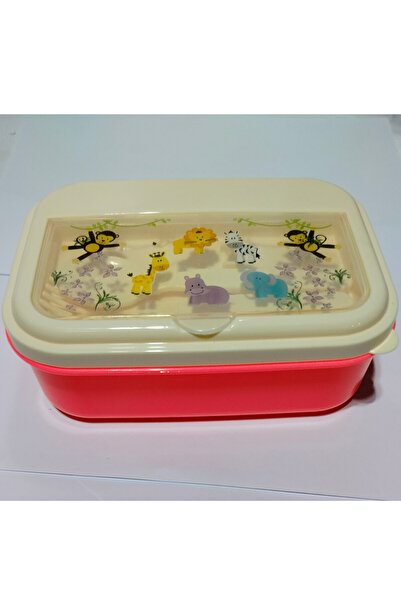 abnturk 2 Bölmeli Beslenme Seti, Resimli Kapak ,1 Litre hacim, 1 Adet Çatal 1...