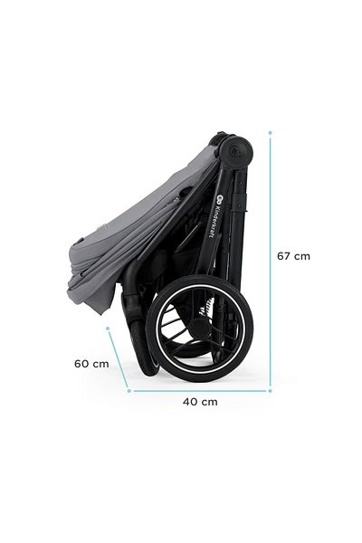 Kinderkraft Καρότσι Neo, 2 σε 1, Πλατινένιο Γκρι