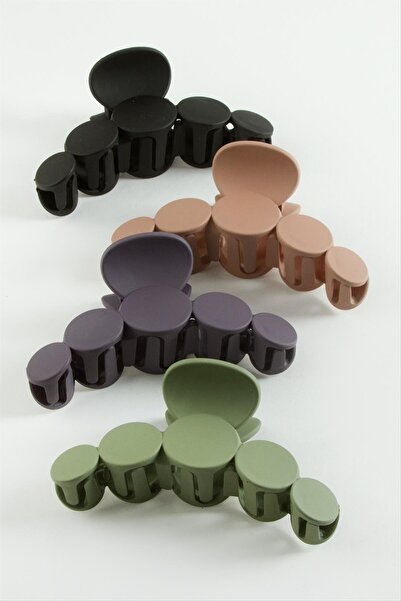 Ronanna مشبك دوار ملون 10 سم