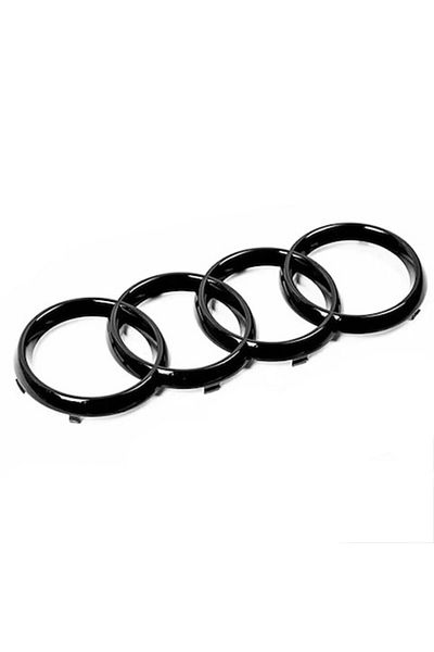 PBauto Emblema pentru Audi A1 A3 A4 S4 A5 S5 A6, 273mm, negru lucios