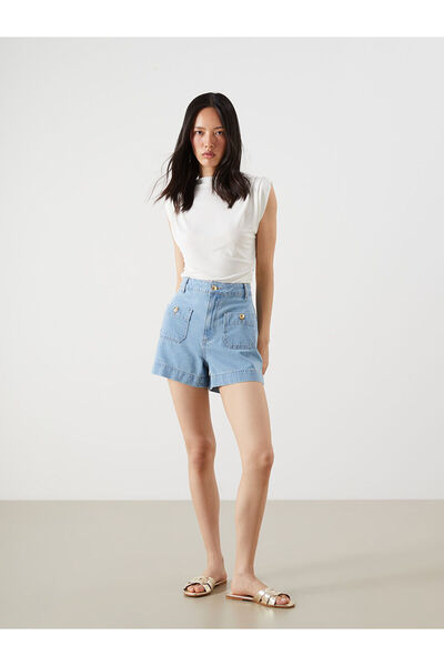 LC Waikiki Νέα σεζόν Standard Fit Γυναικείο Jean Sort - S5S481Z8