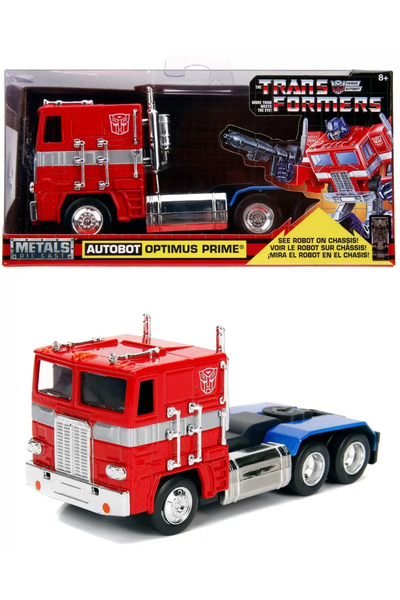 Simba Μεταλλικό Αυτοκίνητο Transformers G1 Optimus Prime Κλίμακα 1/32