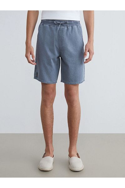 LC Waikiki Pantaloni scurti de jeans pentru bărbați, cu potrivire confortabilă