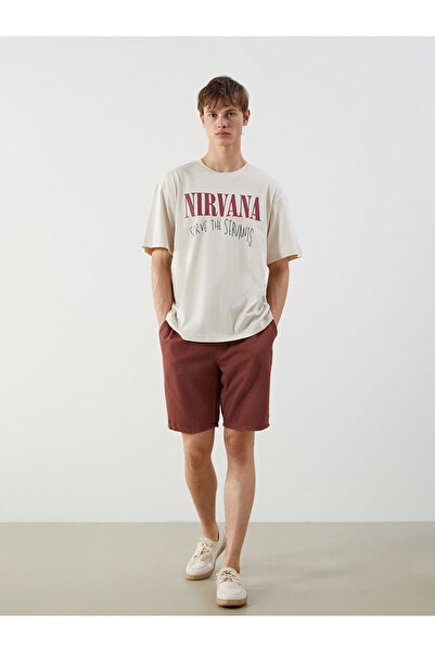 LC Waikiki Bequeme Passform Herren Jeans-Shorts