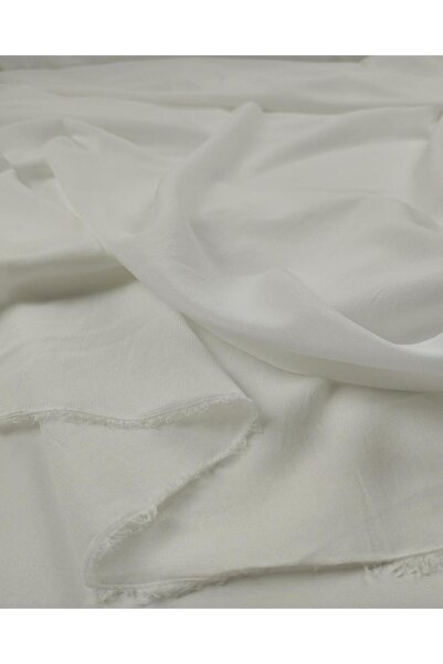 Kumaş Parça Sifon în culoarea albă (lățime 150 cm x lungime 170 cm)