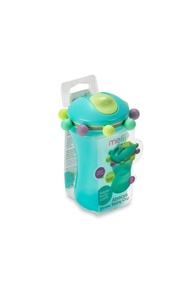 Melii Κύπελλο Abacus Sippy - Μπλε - Συσκευασία του 1