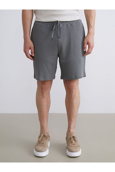 LC Waikiki Ανδρικό βαμβακερό χτενισμένο σορτς Standard Fit