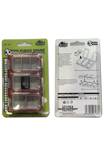 fubelo Fubox Spare LRF Aksesuar Kutusu (Kırmızı)
