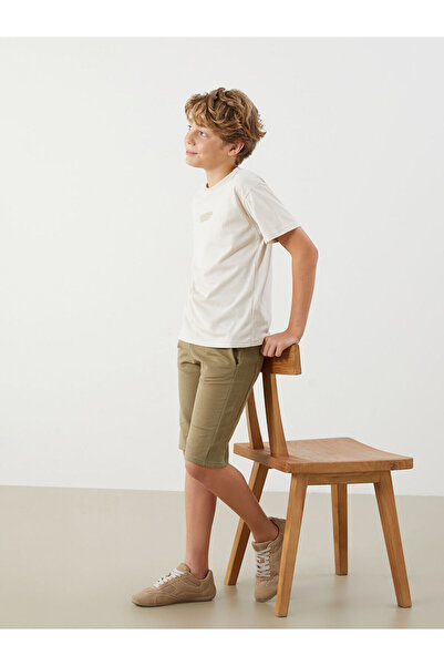 LC Waikiki LCW Kids Khaki Elastische Taille Jungen Shorts