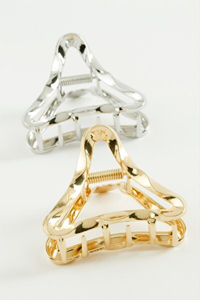 makay مشبك معدني بيضاوي ملتوي 6 سم