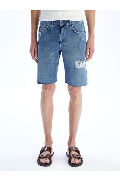 LC Waikiki Ανδρικό τζιν σορτς Standard Fit