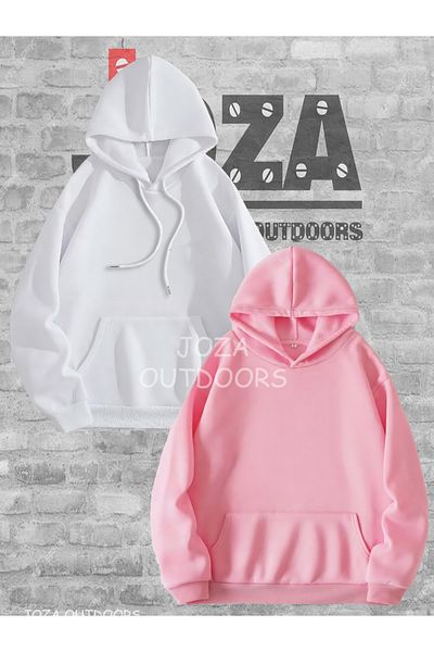 Joza Outdoors Femei Bărbați Nou Lilo Stitch Spate Imprimat Cuplu Iubitor Combinație Hanorac cu glugă Set de 2