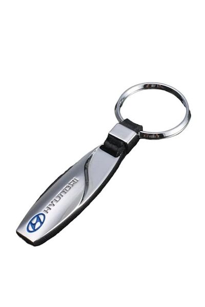 MAF Keychain for Hyundai Key, Silver/Black