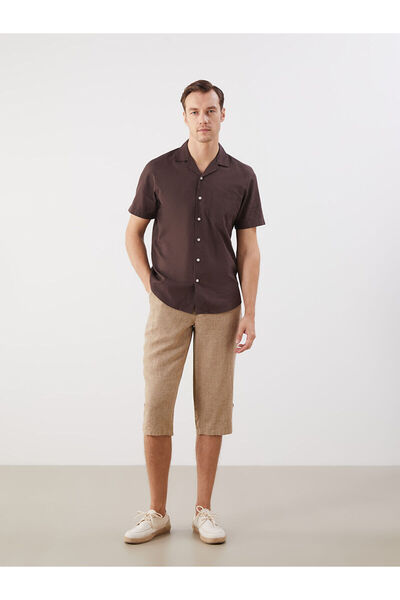 LC Waikiki مجموعة رجالية من الكتان المخلوط بقصة قياسية للموسم الجديد - S5QU93Z8