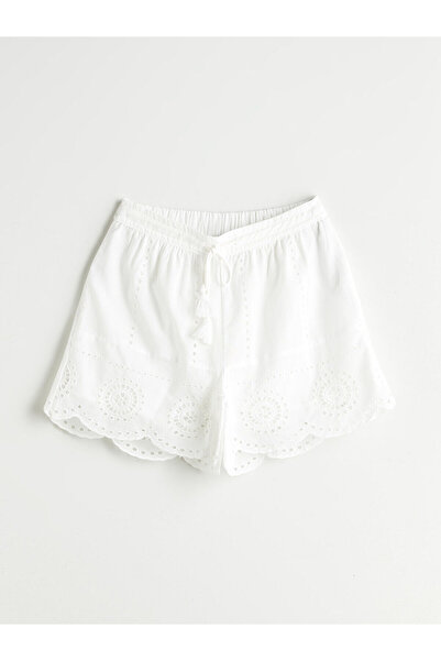 LC Waikiki Beli Lastikli Ajurlu Kadın Şort