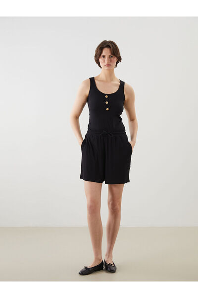 LC Waikiki Damen-Shorts mit elastischem Bund