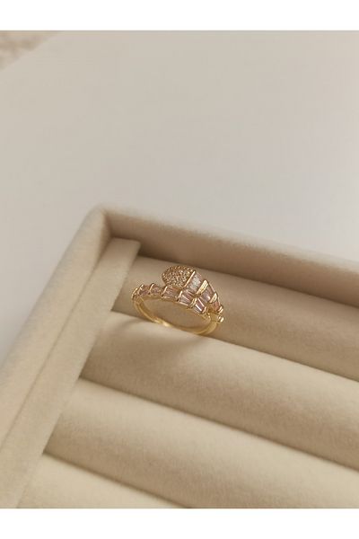 Lumina Atelier Snake Figure Gold Steel Ring