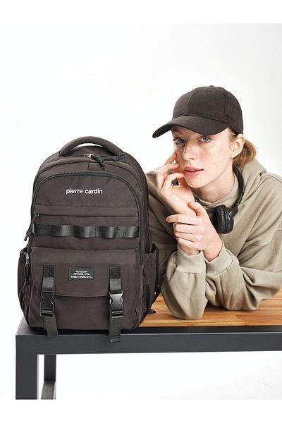 Pierre Cardin Black Children's School Backpack 07Pck2318