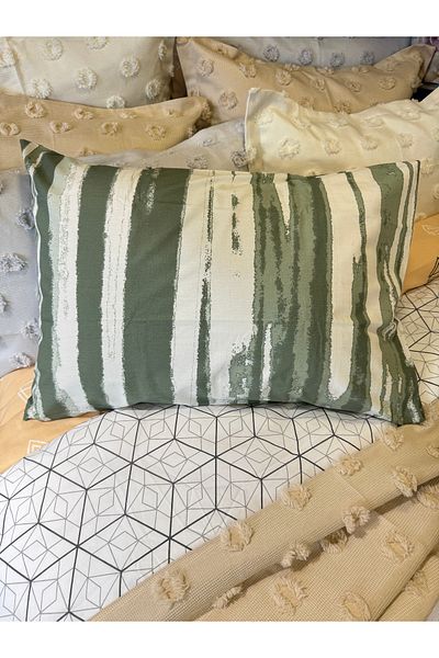 ŞENER HOME 100% Cotton Ranforce 2-Piece Hobby Pillow Case 50X70 cm