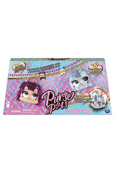 Purse Pets ΜΙΚΡΟ ΤΥΠΩΜΕΝΕΣ ΤΣΑΝΤΕΣ HEDGY ΚΑΙ ΣΤΕΝΕΣ
