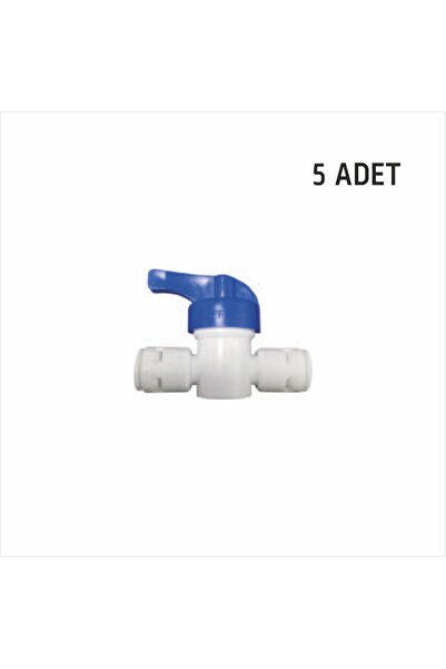 Aqua Marmara Su Arıtma Cihazları İçin Su Hortumu Aç Kapa Vana Çiftyönlü - 5 Adet