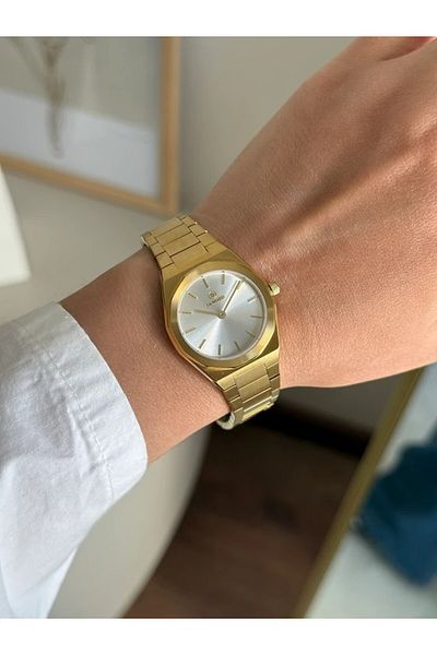 Homies Guaranteed Premium Women's Wristwatch Gold (White Dial) Rshms-255