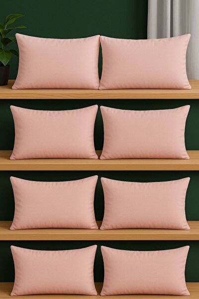 Sheri Home 8 Adet %100 Pamuk Yastık Kılıfları 4 Farklı Renk YenilendiKlf12314...