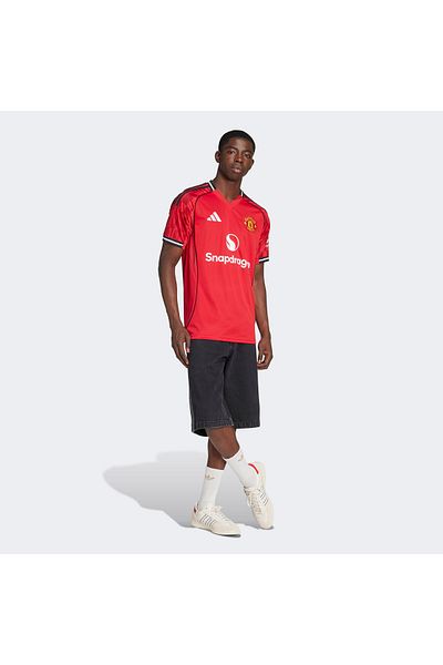 adidas Manchester United 25-26 Home Men's Red Soccer Jersey