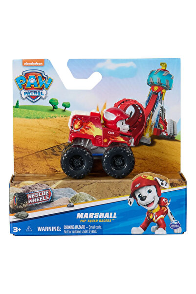 Spin Masters PAW PATROL PUP SQUAD RACERS RESCUE WHEELS ΜΕΤΑΛΙΚΟ ΟΧΗΜΑ MARSHAL...