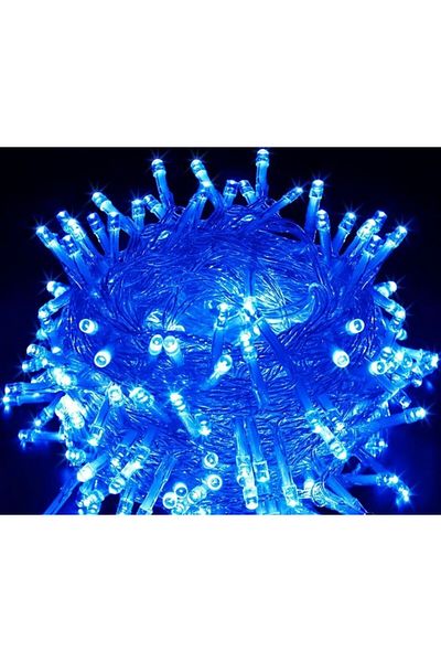 JollyMag Instalatie de Craciun liniara, albastra, 30 m, 300 leduri hexagonale, 5828B