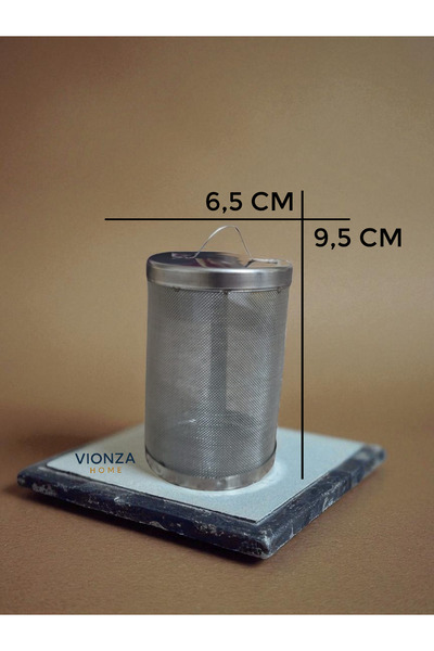 vionza مصفاة داخلية لغلاية الشاي، مصفاة شاي، شبكة من الفولاذ المقاوم للصدأ، 9...