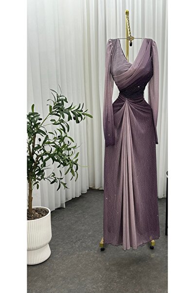 Diva style فستان سهره راقي وعصري استريتش لمعه