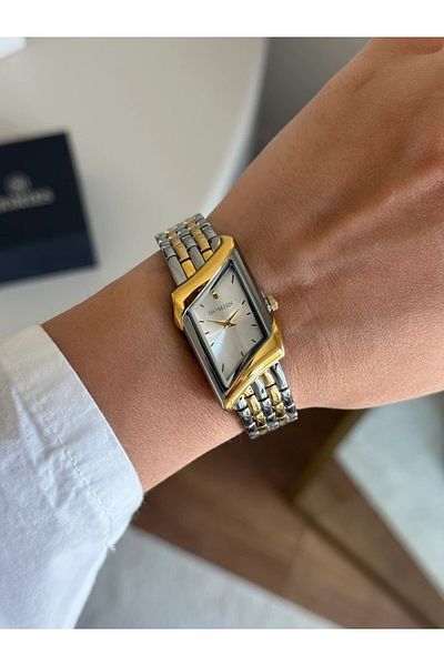Homies Guaranteed Premium Women's Wristwatch Gold-Silver (White Dial) Rshms-242