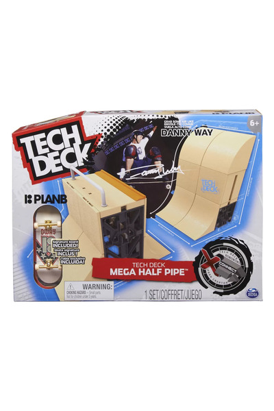 Spin Masters ΤΕΧΝΟΛΟΓΙΚΗ ΡΑΜΠΑ DECK MEGA HALF PIPE