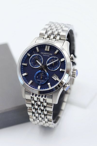 Quantum Sapphire Glass Steel Cord Men Wrist Watch Asw123-I1999Q