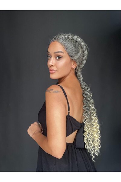 Suzan Peruk Örgü El yapımı Tül peruk.Birebir ürün görselidir.Tül peruk üzeri ...