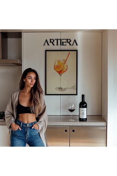HİGUERA Cocktails - Masă de bucătărie în stil italian mediteranean cu cadru din lemn, decorare pentru bucătărie cafenea bar