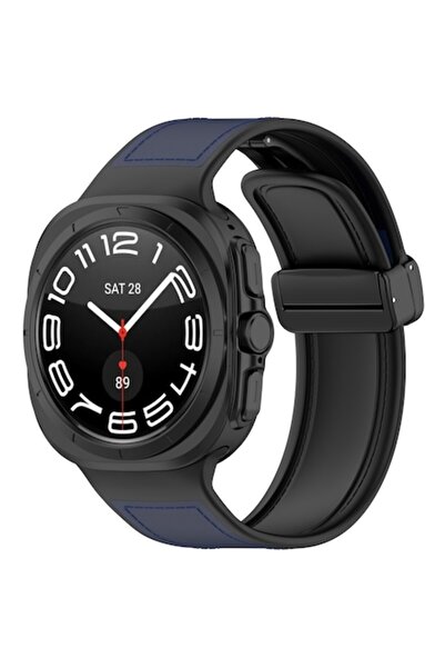 Flo Curea de ceas pentru Samsung Galaxy Watch Ultra 47mm, F36, silicon, albas...