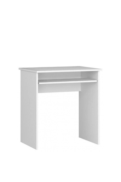 JollyMag Birou calculator, placa laminata, raft tastatura, alb, 68x51x74 cm, ...