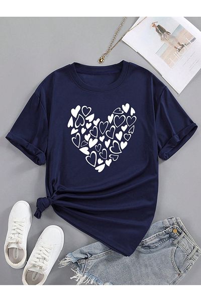Let's Wear Μπλουζάκι με στάμπα μπροστά για γυναίκες