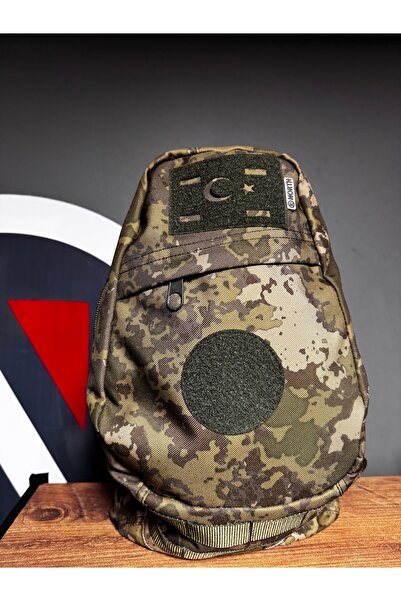 North 35L Haki Askeri Taktik Çanta - Kamuflaj Desenli