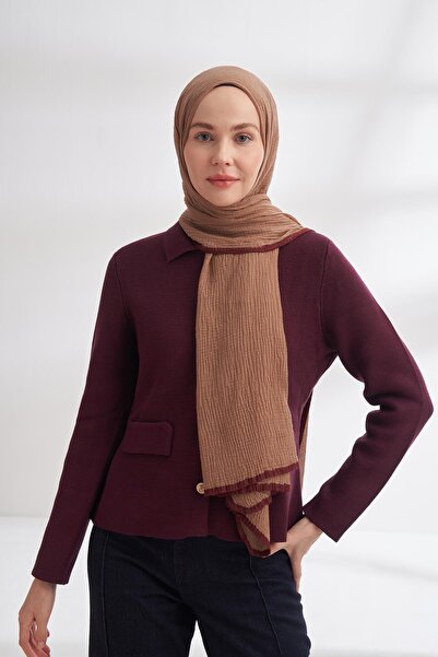 ARMANDA Σάλι μουσελίνας 3352-Μινκ